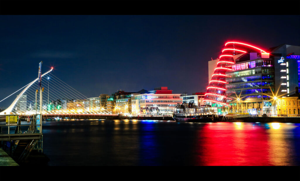 Dublin at night